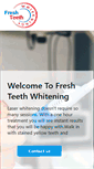 Mobile Screenshot of freshteethwhitening.co.uk